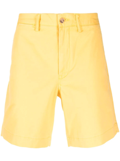 Shop Polo Ralph Lauren Four-pocket Cotton Chino Shorts In Gelb