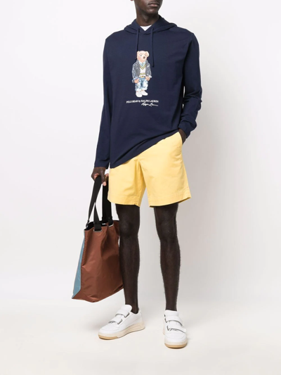 Shop Polo Ralph Lauren Four-pocket Cotton Chino Shorts In Gelb
