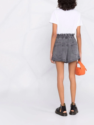 Allude Round-neck Short-sleeve T-shirt In Weiss