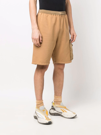 Shop Aries Side Cargo-pocket Shorts In Nude