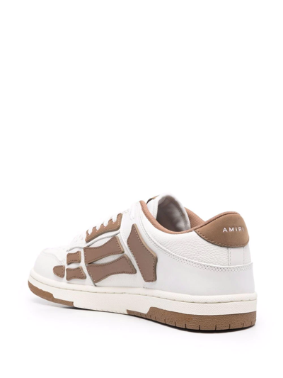 Shop Amiri Skel-top Low-top Sneakers In Weiss