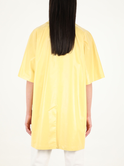 Shop Max Mara Yellow Raincoat