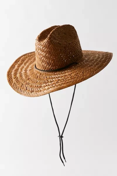 Shop Brixton Bells Ii Straw Sun Hat In Rust