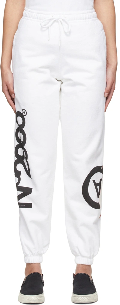 AITOR THROUPS THEDSA WHITE SIDE PACK LOUNGE PANTS 