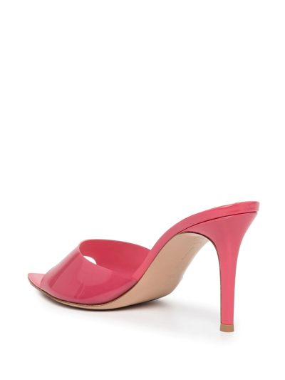 Shop Gianvito Rossi Elle 85mm Peep-toe Sandals In Pink