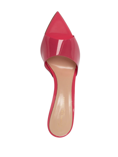 Shop Gianvito Rossi Elle 85mm Peep-toe Sandals In Pink