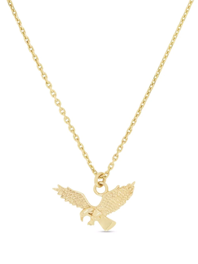Shop Metier 9kt Yellow Gold Eagle Pendant Necklace