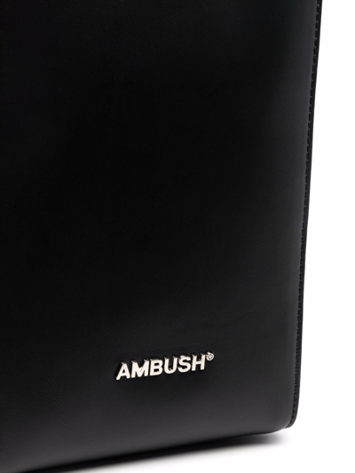 Shop Ambush Logo-lettering Sling Bag In Black