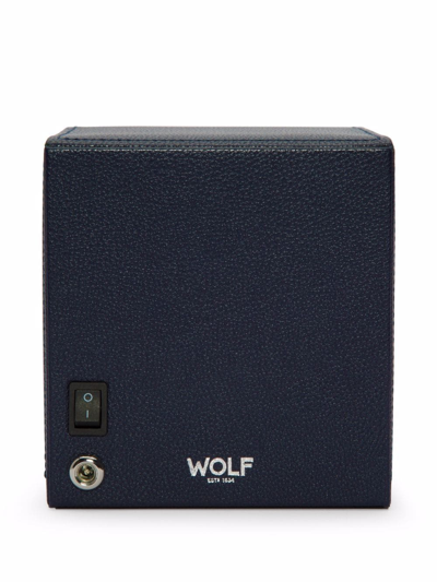 Shop Wolf Cub Watch Winder In Blue