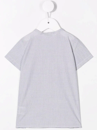Shop Bonpoint Cesari Check-print Short-sleeve Shirt In Brown