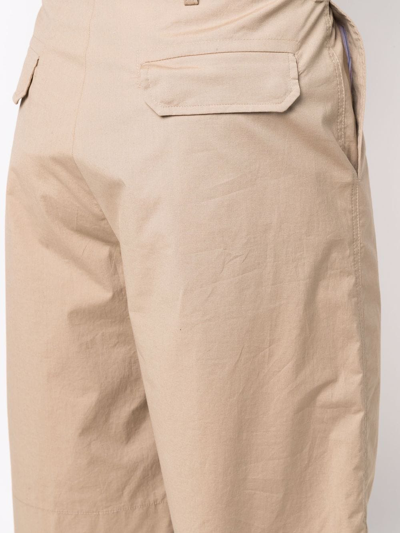 Shop Etro Tailored Bermuda Shorts In Neutrals