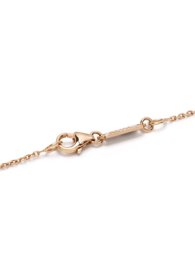 Shop Suzanne Kalan Rose Gold Rainbow Sapphire Necklace In Pink