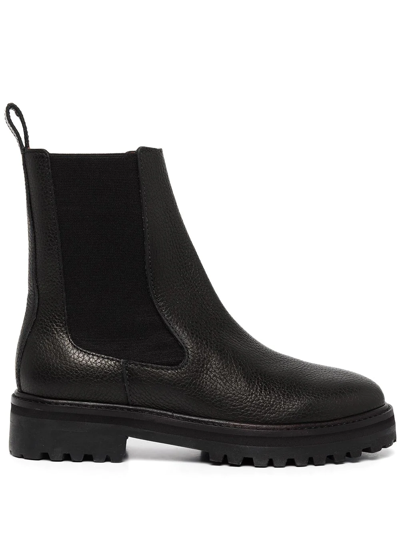 Reformation Katerina Lug Sole Chelsea Boots In Black