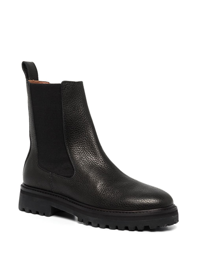 Shop Reformation Katerina Lug-sole Chelsea Boots In Black