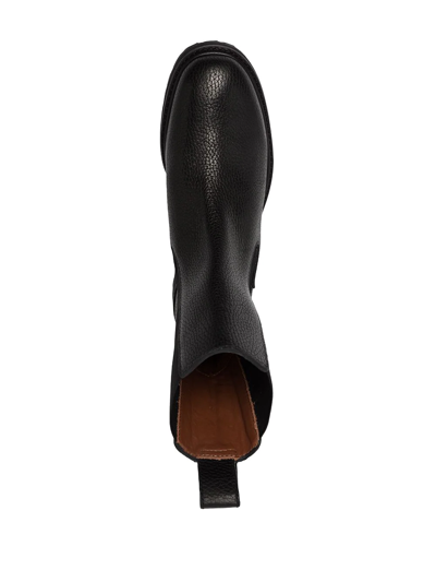 Reformation Katerina Lug Sole Chelsea Boots In Black