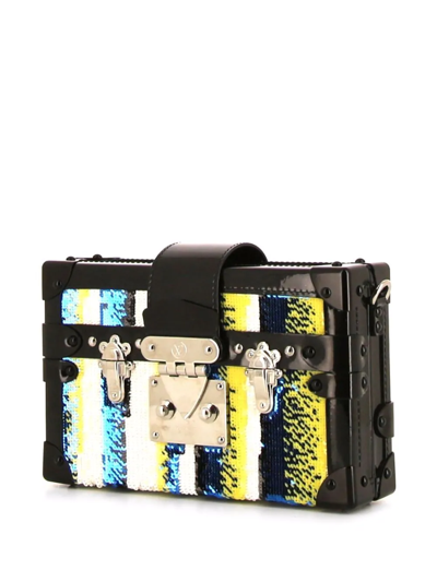 Pre-owned Louis Vuitton  Mini Trunk Clutch In Black