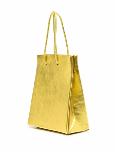 Shop Medea Primo Crossbody Tote Bag In Gold