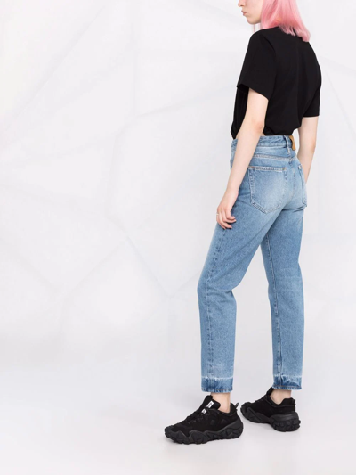 Off-white Woman Denim Pants Blue Size 29 Cotton In Blue