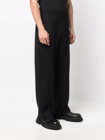 Shop Our Legacy Borrowed Chino Wool Trousers In Black
