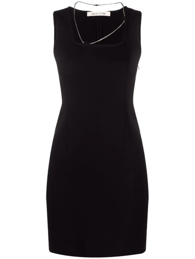 Shop Alyx Chain Detail Sleeveless Dress In Black