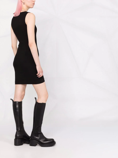 Shop Alyx Chain Detail Sleeveless Dress In Black