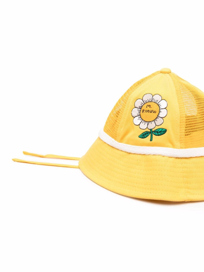 雏菊刺绣遮阳帽