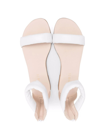 Shop Florens Rear Zip-fastening Sandals In White