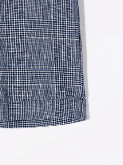 La Stupenderia Plaid-pattern Bermuda Shorts In Blue