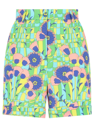 Shop Dolce & Gabbana Multicolored 60s Print Shorts