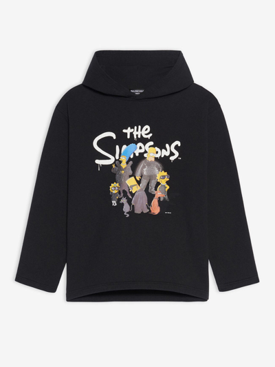 Shop Balenciaga The Simpsons Sweatshirt Clothing In Black