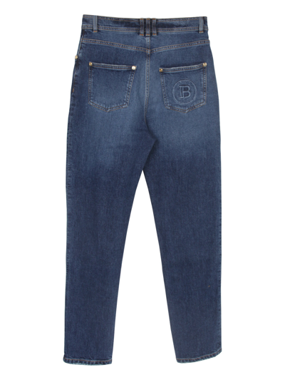 Shop Balmain Jeans Clothing In Blue