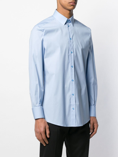 Shop Dolce & Gabbana Logo Shirt Clothing In Blue