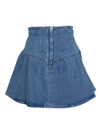 Shop Isabel Marant Dimenia Skirt Clothing In Blue