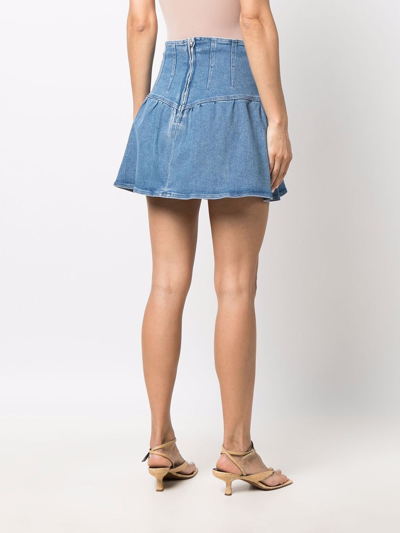 Shop Isabel Marant Dimenia Skirt Clothing In Blue