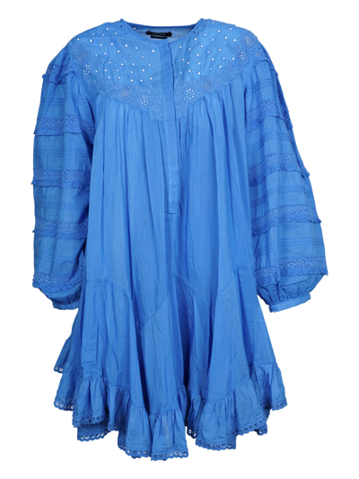 Shop Isabel Marant Gyliane Dress Clothing In Blue
