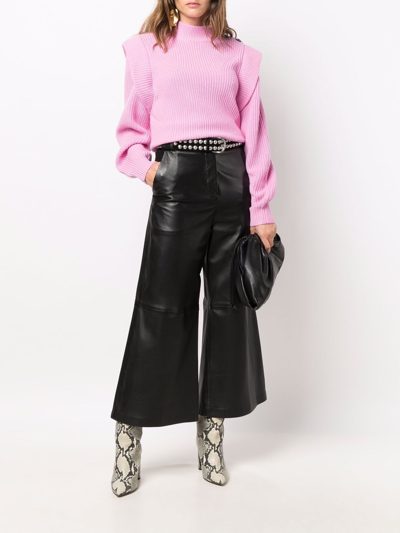 Shop Isabel Marant Pullover Peggy Clothing In Pink &amp; Purple