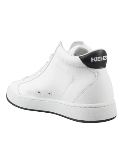 Shop Kenzo Basketball Sneakers Shoes In White