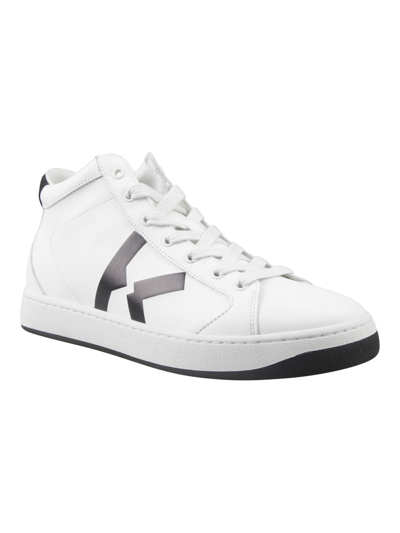 Shop Kenzo Basketball Sneakers Shoes In White