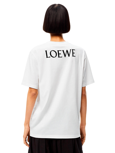 Shop Loewe Print T-shirt Clothing In White