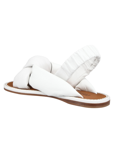 Shop Miu Miu Sandals Shoes In White