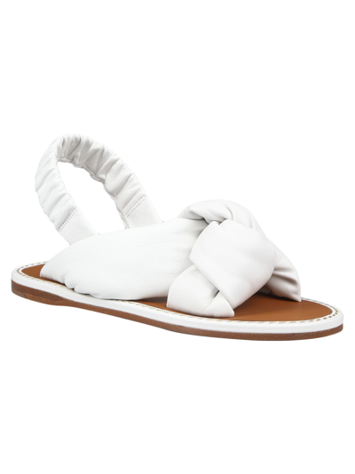 Shop Miu Miu Sandals Shoes In White