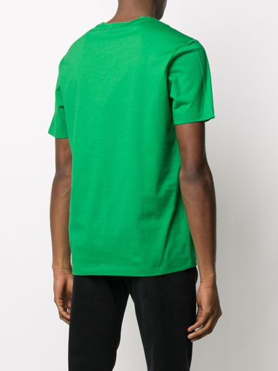 Shop Paul & Shark Logo T-shirt Clothing In Green