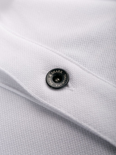 Shop Paul & Shark Polo Logo Clothing In White