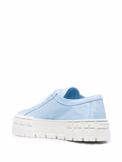 Shop Prada Sneakers Shoes In Blue