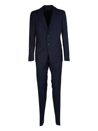 Shop Prada Suit Clothing In Blue