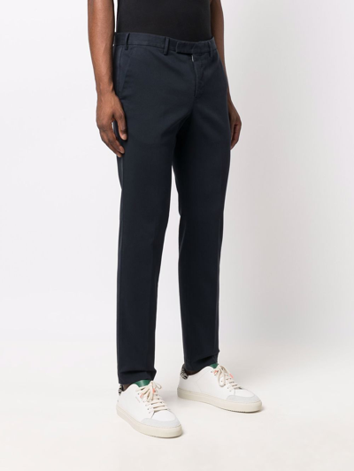 Shop Pt01 Dyed Trousers Clothing In Blue