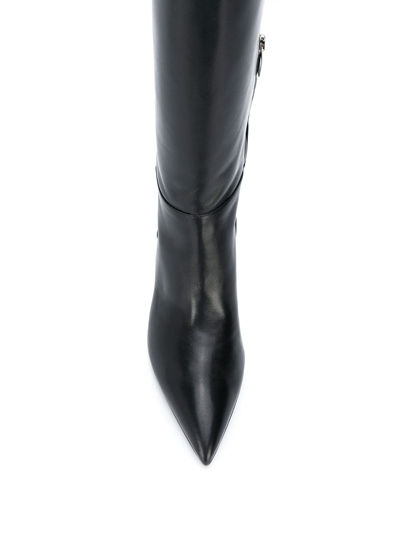 Shop Sergio Rossi Seventy Nappa Boots Shoes In Black