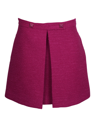 Shop Valentino Skirt Clothing In Pink &amp; Purple