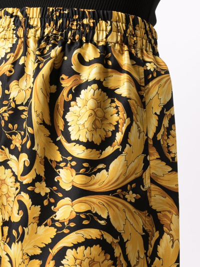 Shop Versace Shorts Pajama Clothing In Multicolour