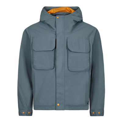 Shop Patagonia Isthmus Utility Jacket In Blue